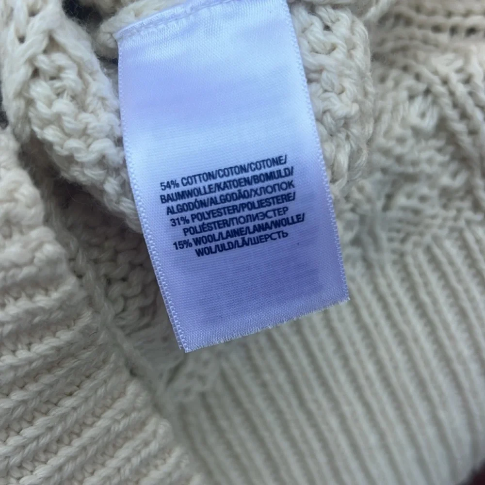 Ralph Lauren Girl’s Cable Knit Sweater Dress Size 16